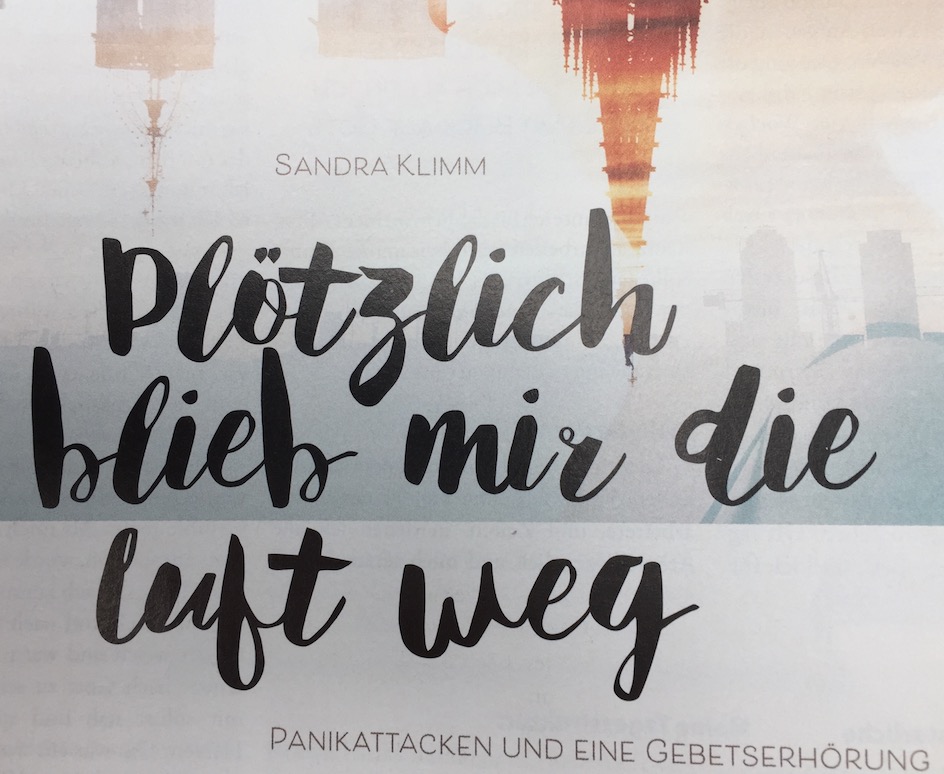Plötzlich blieb mir die Luft weg - aufregende Gefühl beim Aufblättern der Zeitschrift
