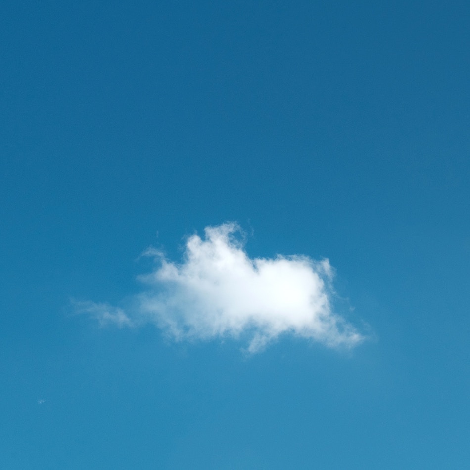 Die dunkle Wolke soll wieder weiß und fluffig werden!